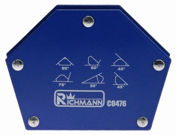 KĄTOWNIK SPAWALN. MAGNETYCZNY 6-kąt 25kg RICHMANN