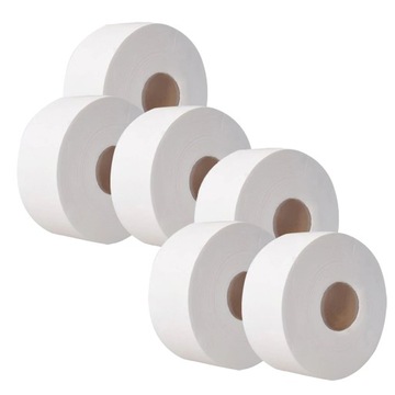 12 рулонов туалетной бумаги Jumbo XXL 12x100 м для двухслойного диспенсера