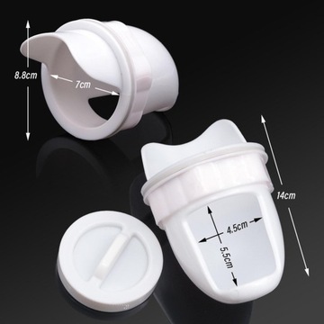 Многоразовая автоматическая кормушка для птицы, 6 предметов, белая