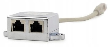 Adapter rozdzielacz LAN RJ-45/2XRJ-45 FTP