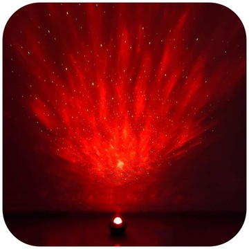 PROJEKTOR GWIAZD NIEBA LAMPKA NOCNA LED USB C RZUTNIK DLA DZIECI RGB +PILOT