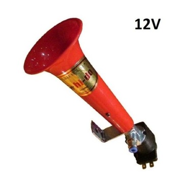 PÍŠŤALKA TURECKI FANFÁR SIGNÁL KLAKSON 12V BUS VAN MASTER SPRINTER BĚL