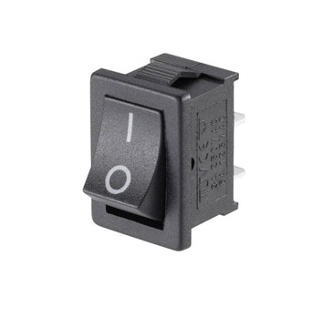 Włącznik MRS-101 czarny 3A 250V 6A 125V
