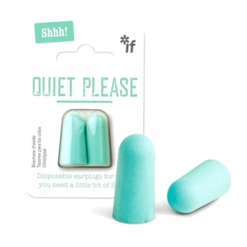 Shhh! беруші - quiet please, if
