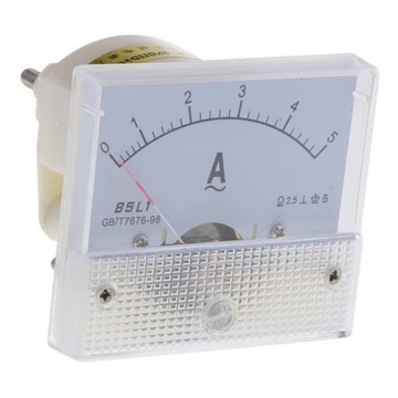 85L1 Аналоговый амперметр Амперметр, А, 62 x 55 мм, 0–5 А