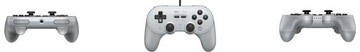 8bitdo Pro 2 Серый проводной геймпад для ПК-коммутатора RPi OUTLET