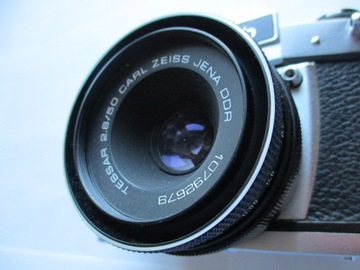 EXA 1b + Tessar 50 мм 1:2,8 Carl Zeiss Jena Pack.