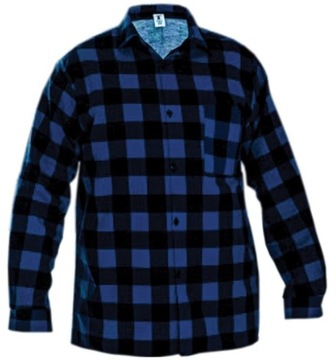 STALCO KOSZULA FLANELOWA SQUARE NIEBIESKA R. XXL