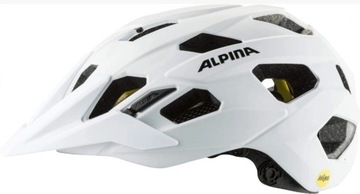 Велосипедный шлем Alpina Plose MIPS 52-57 см, матовый белый