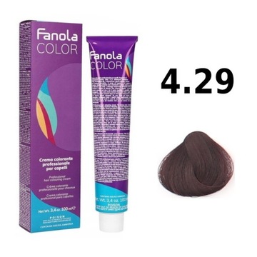 FANOLA CREMA COLORE 100ml farba do włosów nr 4.29