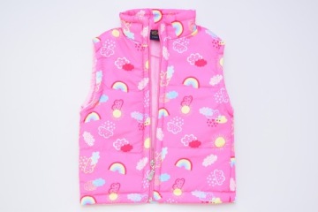 OCIEPLANA KAMIZELKA BEZRĘKAWNIK DLA DZIEWCZYNKI 1Y