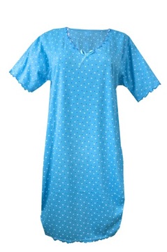 Koszula nocna w serca krótki rękaw 3XL/4XL