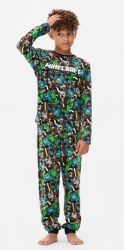 PRIMARK piżama chłopięca welurowa MINECRAFT 152, 11-12l