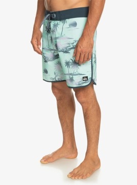 Мужские шорты для плавания QUIKSILVER 2023 Surfsilk Scallop 18 Beach Glass