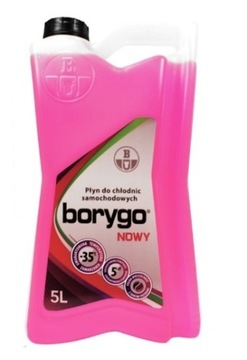 Borygo Nowy New Płyn Do Chłodnic Różowy Pink 5l