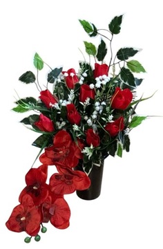 КРЕМОВЫЙ НАБОР МОГИЛА КОМПОЗИЦИЯ КЛАДБИЩЕ СЕРДЦЕ РОЗЫ ВИН БУКЕТ НАБОР