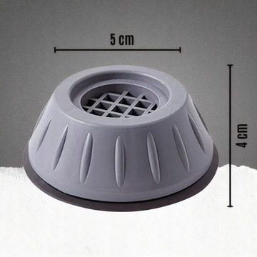 АНТИВИБРАЦИОННЫЕ ПОДУШКИ ДЛЯ СТИРАЛЬНОЙ И ПОСУДОМОЕЧНОЙ МАШИНЫ 4 ШТ.