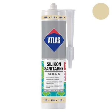 ATLAS Silikon sanitarny SILTON S 118 JAŚMIN 280ml do łazienki