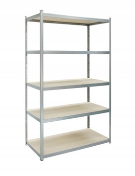 Regał metalowy PIKA ocynk 5 półek 180x80x40