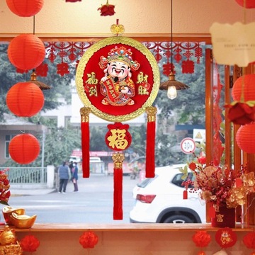 Табличка на дверь, Китайский Новый год, Подвесные украшения, 2024, Дракон, Стиль С