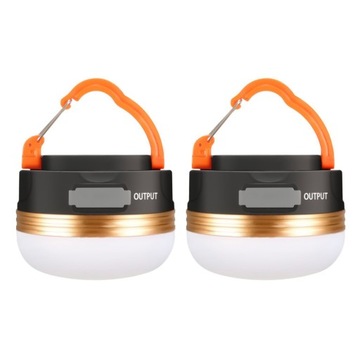 LAMPA TURYSTYCZNA USB LATARNIA KEMPINGOWA 2szt.