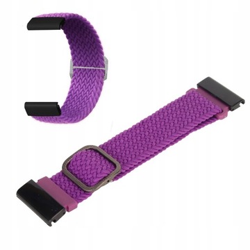 Nylon pleciony pasek do zegarka 22mm