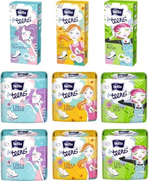 Podpaski wkładki Bella Teens Energy Relax Sensitiv
