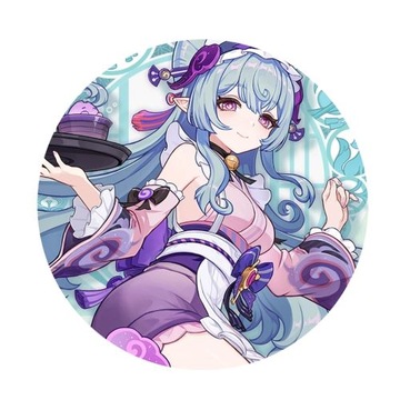 Przypinka Genshin Impact Yumemizuki 58mm prezent dla fana