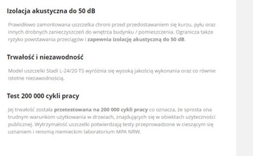 Порог падения atmer DROP GASKET STADI L-24/20 TS SILICONE 900 мм