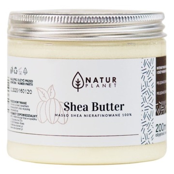 Masło Shea Nierafinowane Natur Planet 200ml