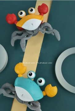 КРУИНГ БЕГ КРАБ ИНТЕРАКТИВНАЯ ЗВУКОВАЯ МУЗЫКА ИГРА С СЕНСОРОМ ИГРУШКИ