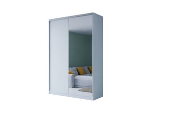 SZAFA IDA 100 x 248 LINIA ROYAL - BIAŁA + LUSTRO