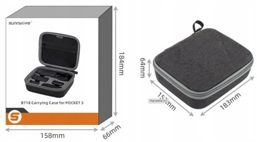 Futerał Hard Case Etui Walizka Pokrowiec do DJI Osmo Pocket 3