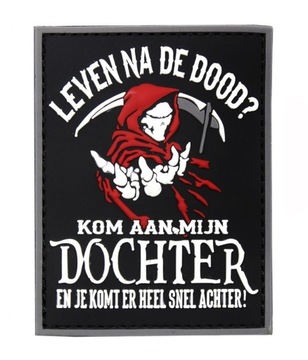 Naszywka LEVEN NA DE DOOD? 3D PVC Rzep