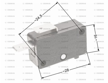 ВЫКЛЮЧАТЕЛЬ ВКЛ/ВЫКЛ 2 КОНТАКТА ЭЛЕКТРОПИЛА