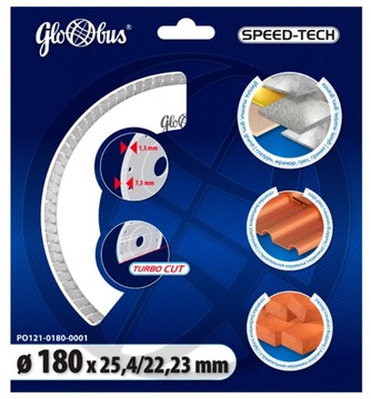 Алмазная пила SPEED-TECH 125х22,23 ГЛОБУС