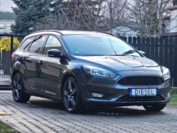 Ford Focus III Kombi Facelifting 1.5 TDCi 120KM 2017 Ford Focus navi grz. fotele grz. kierownica ALU 18 2x kola 1.5, zdjęcie 2