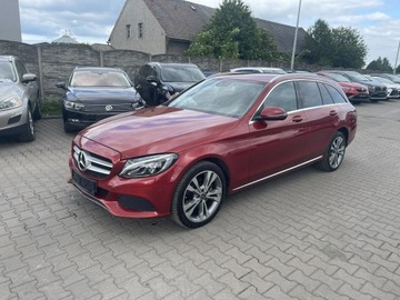 Mercedes Klasa C W205 Kombi 220 BlueTEC 170KM 2018 Mercedes C 220 Navi Automat Oryginalny przebieg