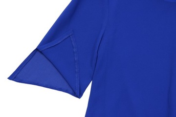 bluzka TUNIKA szyfonowa elegancka wizytowa 56 chaber