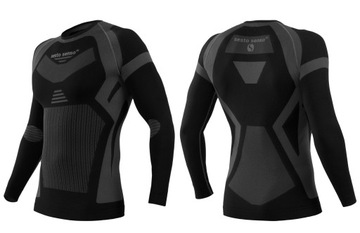 МУЖСКАЯ БЕСШОВНАЯ ФУТБОЛКА с термоактивацией с длинными рукавами Sesto Senso *XL