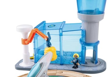 Игривый деревянный поезд космическая станция 75 шт.