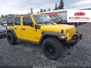 Jeep 2020 Jeep Wrangler 2020r, Unlimited Sport, 4x4, 3.6L 3.6 Benzyna 285KM
