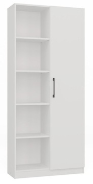 REGAŁ 80CM Z DRZWIAMI - BIEL