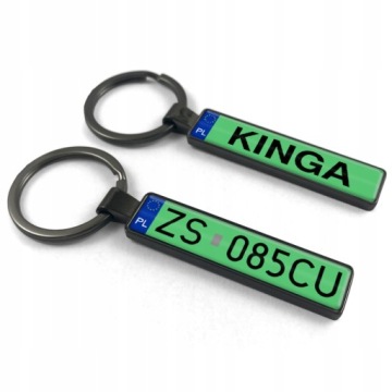 Кольцо для ключей с номерным знаком и именем для ключей от автомобиля водителя