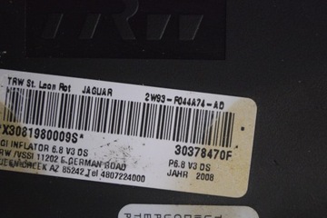 JAGUAR XJ DESKA ROZDĚLOVAČE SPOLUJEZDCE SRS TAŠKA X350 2008 RHD