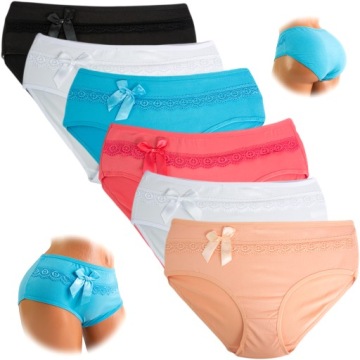 6x FIGI BAMBUSOWE wysoki stan MAJTKI KORONKA XXL