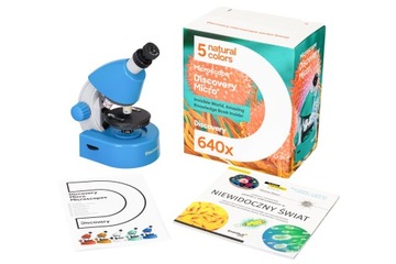 Mikroskop optyczny, szkolny dla dzieci, na prezent / Discovery Micro 640x