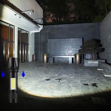 ТАКТИЧЕСКИЙ КАРМАННЫЙ ФОНАРЬ MINI CREE COB USB