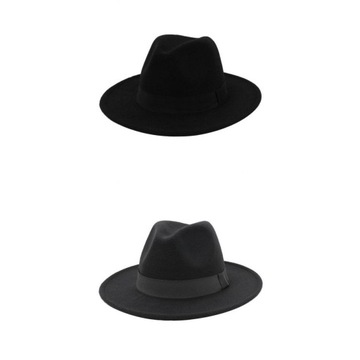 2 szt. Męska elegancka fedora imprezowa