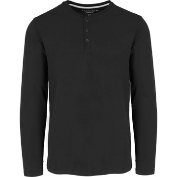 czarna koszulka męska z długim rekawem Redmond 3XL